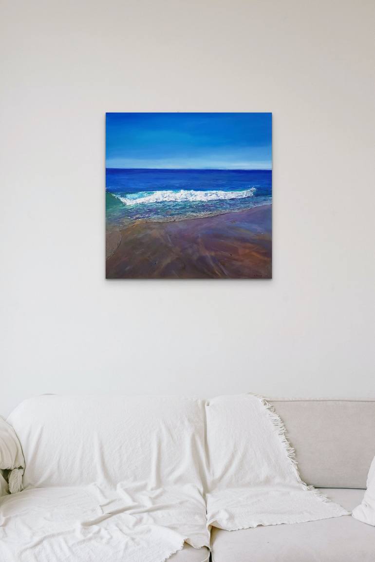 Original Beach Painting by Christine Davis