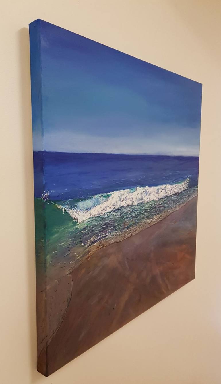 Original Beach Painting by Christine Davis