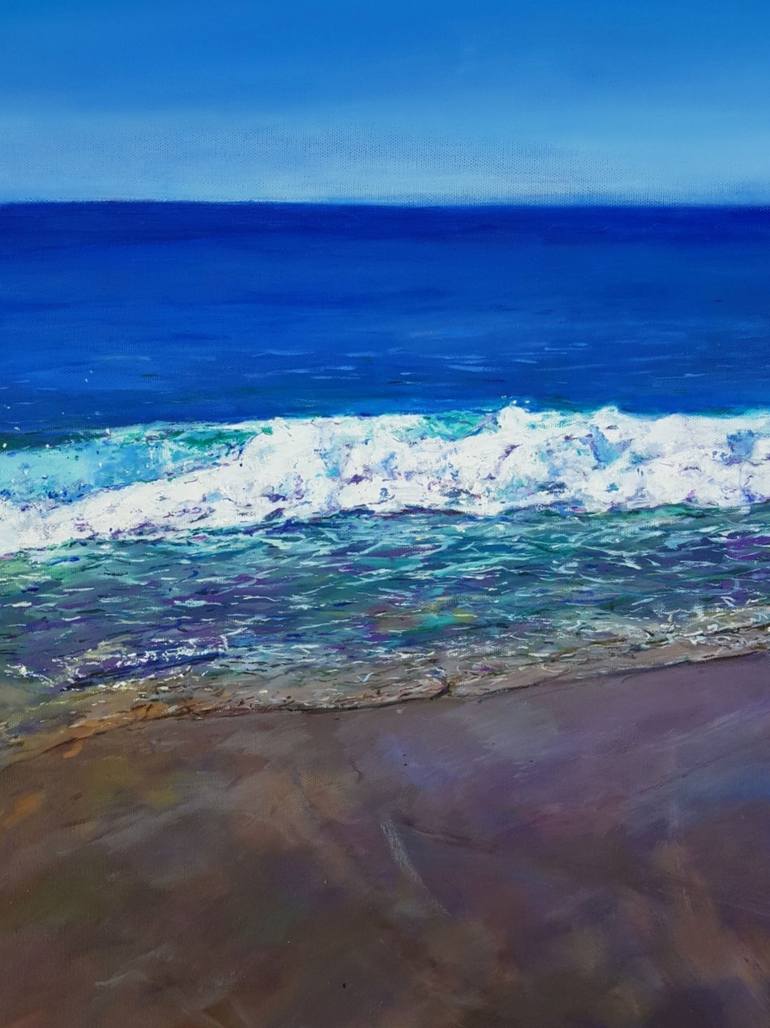 Original Beach Painting by Christine Davis