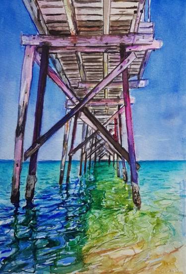 Under the Jetty in watercolor thumb