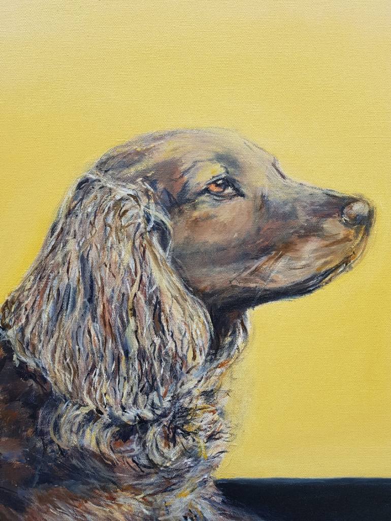 Original Dogs Painting by Christine Davis