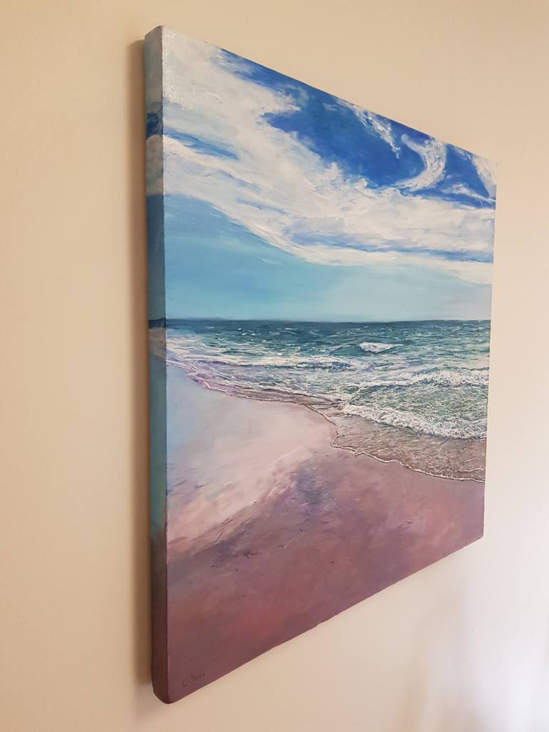 Original Fine Art Beach Painting by Christine Davis