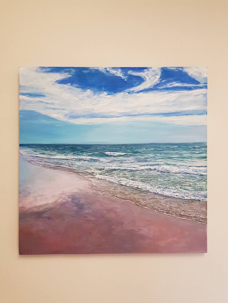 Original Fine Art Beach Painting by Christine Davis