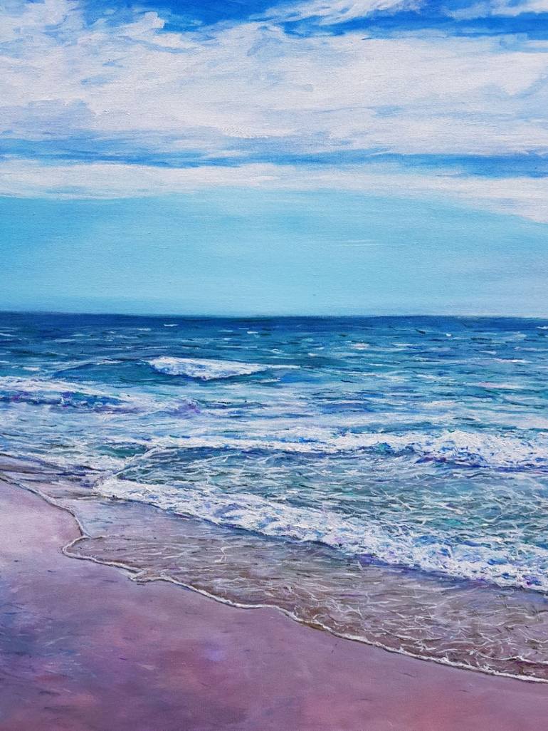 Original Beach Painting by Christine Davis