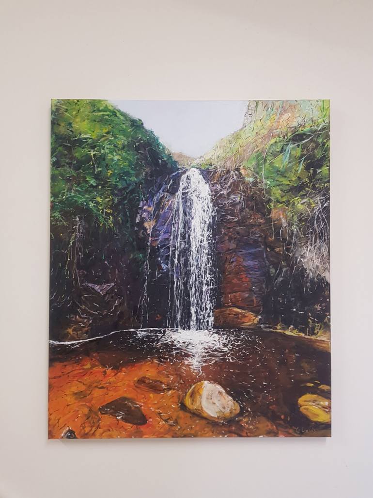 Original Contemporary Water Painting by Christine Davis