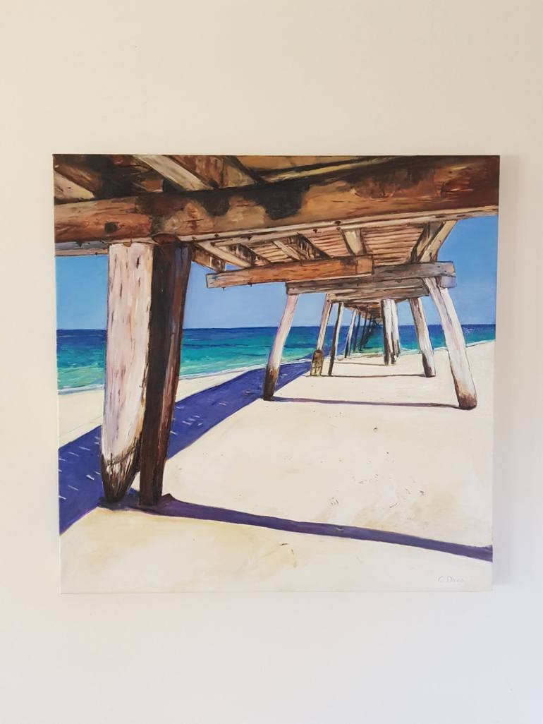 Original Contemporary Seascape Painting by Christine Davis
