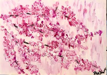 Original Expressionism Floral Paintings by Shahribanu Abdulaziz