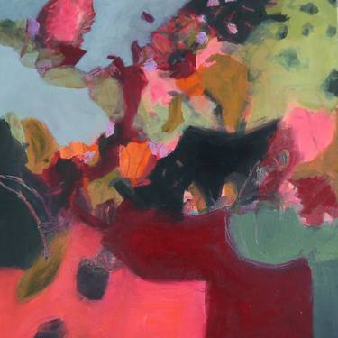 Original Abstract Expressionism Abstract Paintings by Annette Jellinghaus