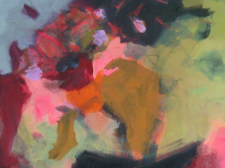Original Abstract Expressionism Abstract Painting by Annette Jellinghaus