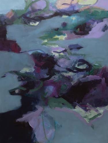 Original Abstract Landscape Paintings by Annette Jellinghaus