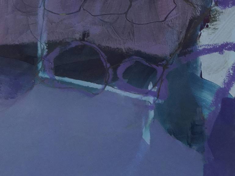 Original Abstract Expressionism Abstract Painting by Annette Jellinghaus