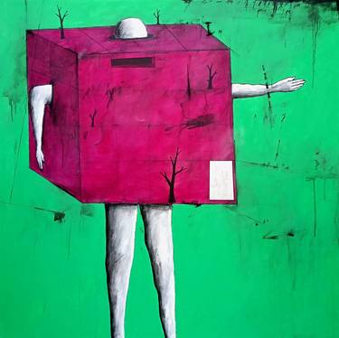 Original Conceptual Abstract Paintings by Eris Lungguh Sumantri
