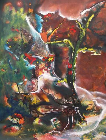 Original Nature Painting by Miroslaw Chelchowski