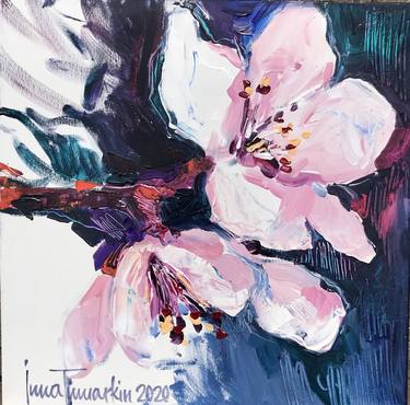 Print of Expressionism Floral Paintings by Inna Pavlecka-Tumarkin
