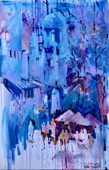 Print of Expressionism Cities Paintings by Inna Pavlecka-Tumarkin