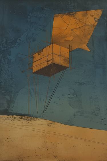 Original Surrealism Beach Digital by Michael Spengler