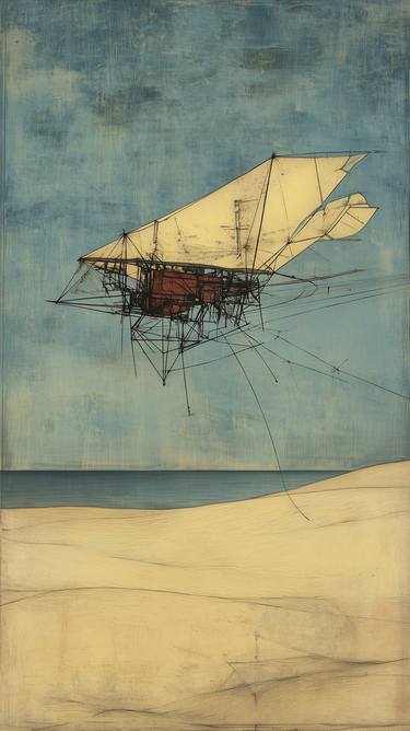 Original Surrealism Beach Digital by Michael Spengler
