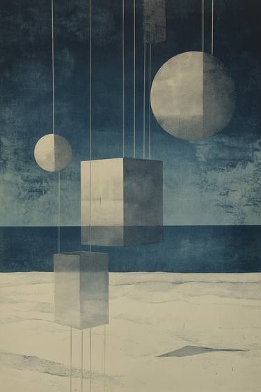 Original Surrealism Beach Digital by Michael Spengler