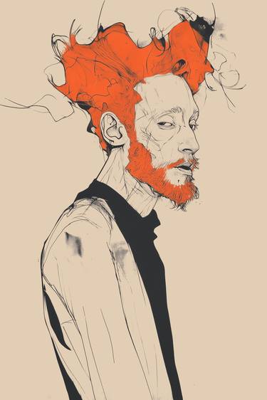 Original Artificial Intelligence Men Digital by Michael Spengler