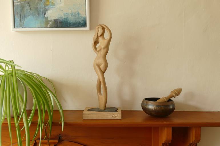 Original Minimalism Nude Sculpture by Philip Cope