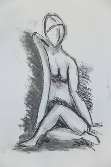 Original Art Deco Nude Drawings by Philip Cope