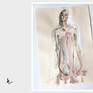 Watercolour woman nude painting.