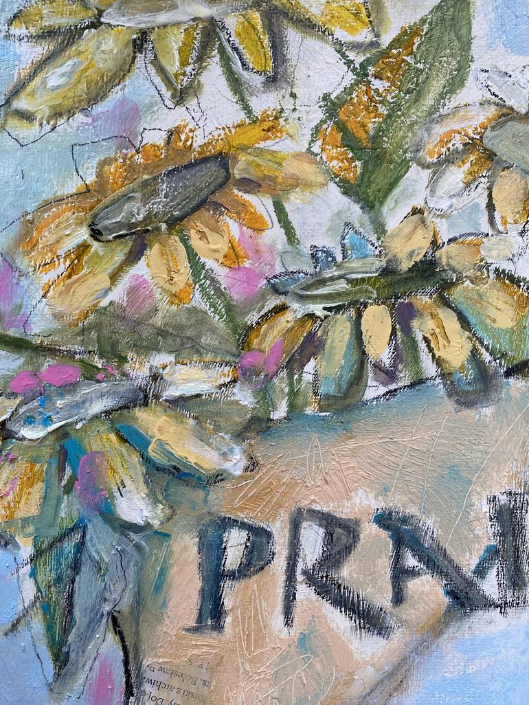 Original Expressionism Floral Painting by Irina Matiash
