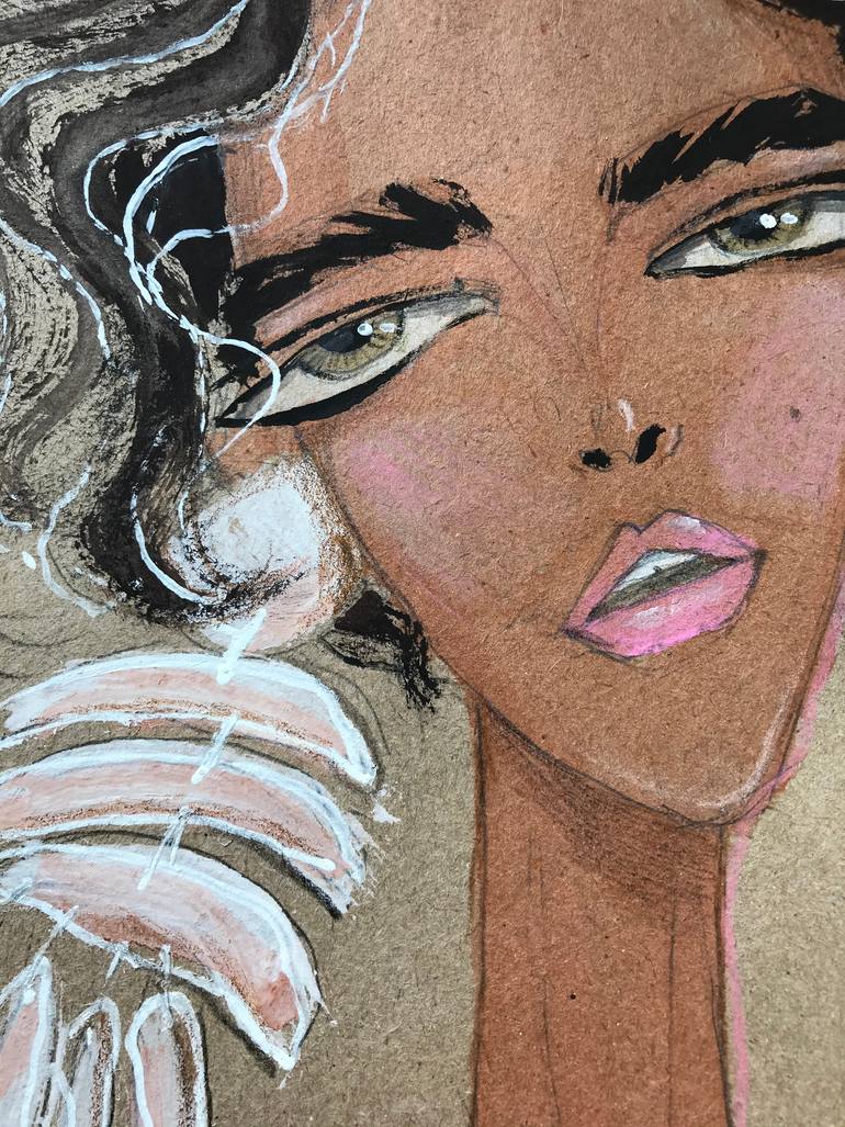 Original Illustration Fashion Painting by Irena Matiash