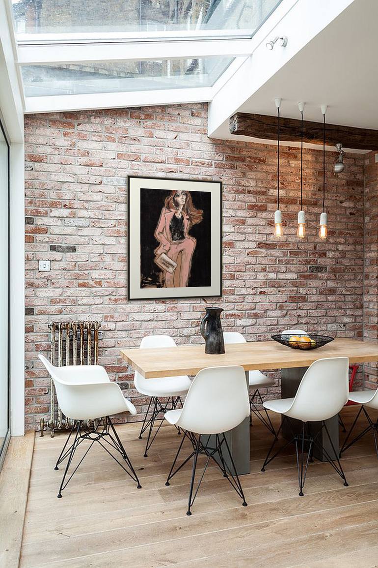 Original Figurative Fashion Painting by Irena Matiash
