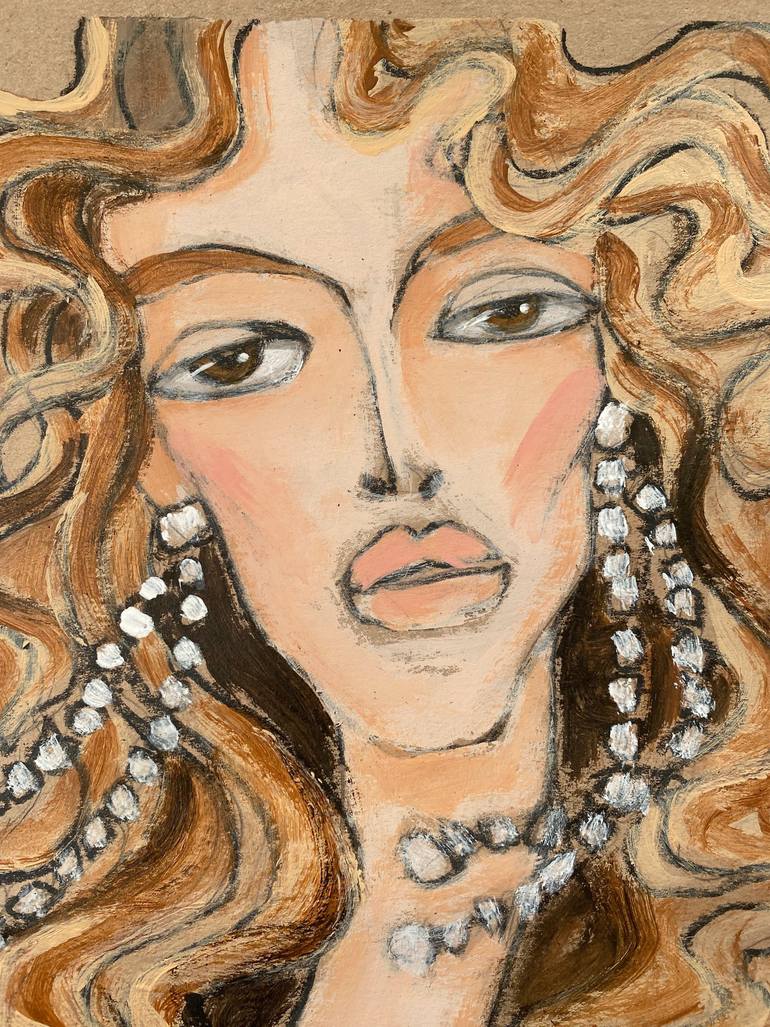 Original Illustration Fashion Painting by Irena Matiash