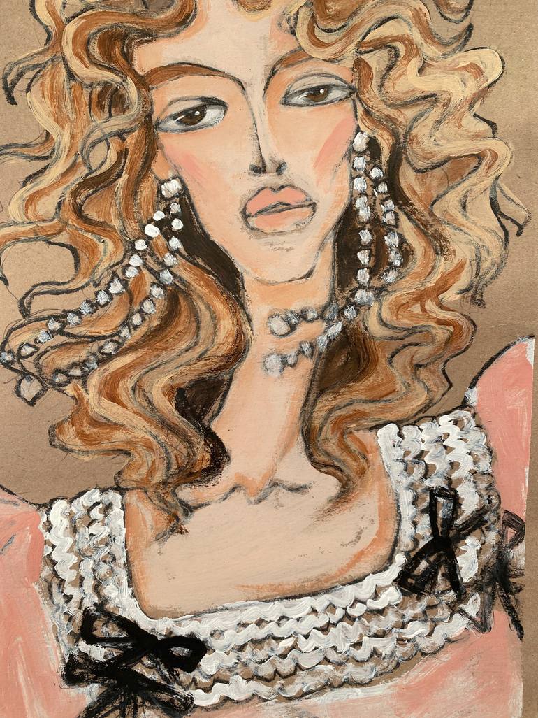 Original Illustration Fashion Painting by Irena Matiash