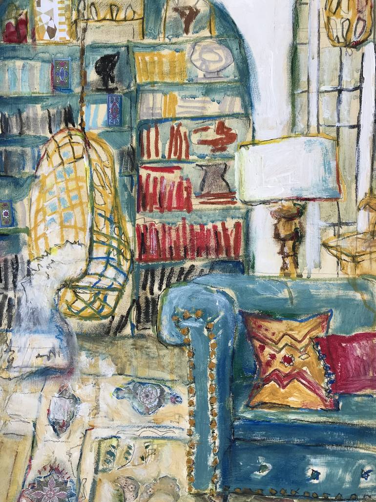 Original Impressionism Interiors Painting by Irina Matiash