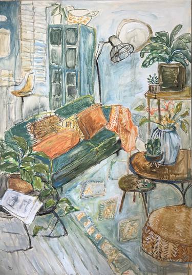 Print of Impressionism Interiors Paintings by Irina Matiash