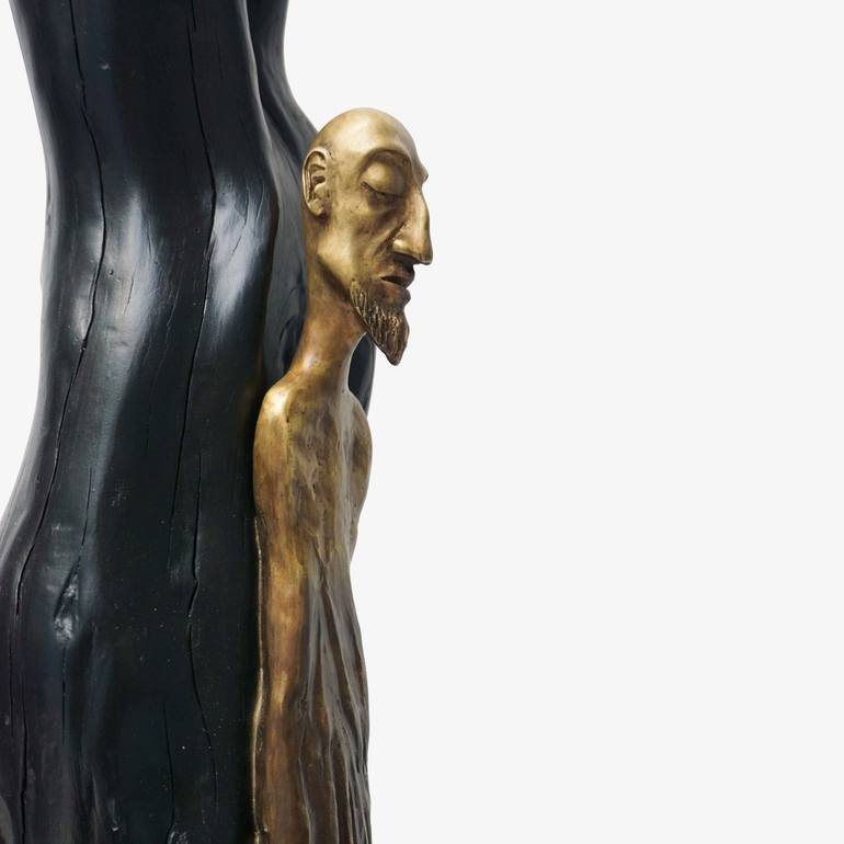 Original Expressionism Men Sculpture by Elsa Munoz