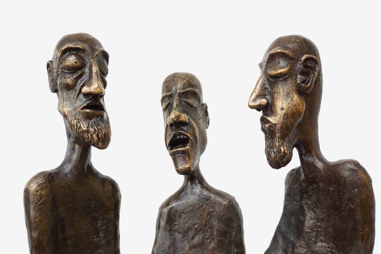 Original figurative Men Sculpture by Elsa Munoz