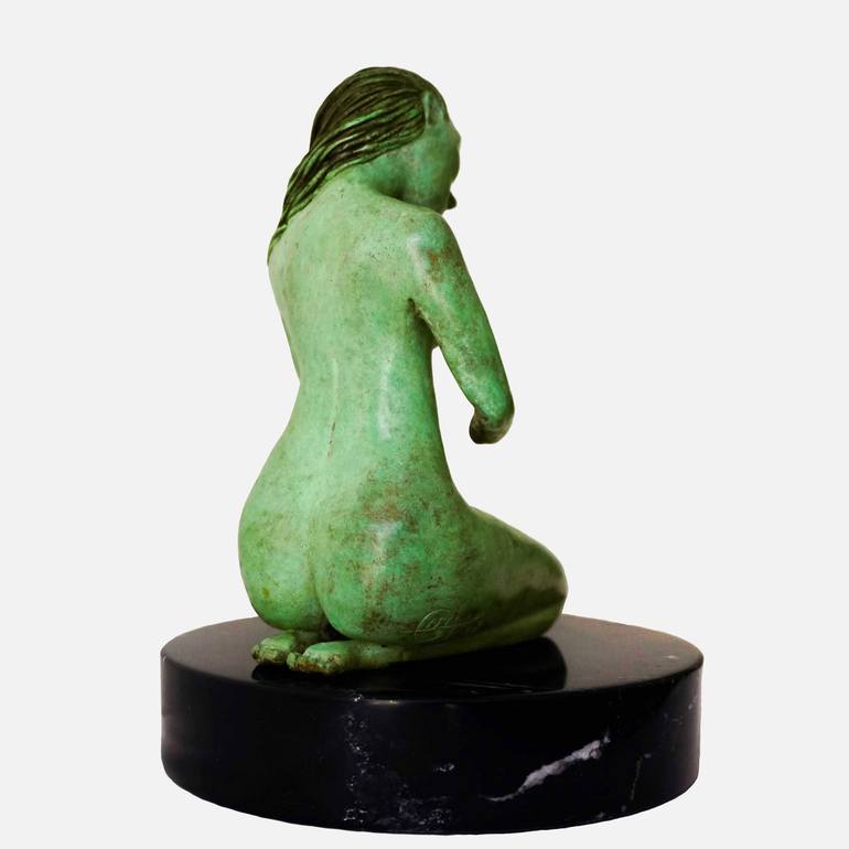 Original Expressionism Women Sculpture by Elsa Munoz