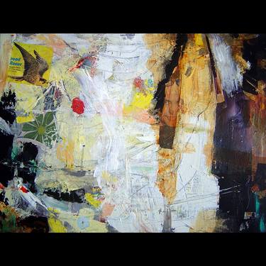 Original Abstract Expressionism Nature Collage by Alan Montgomery