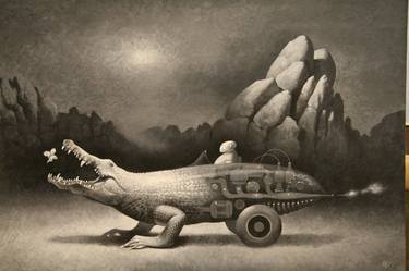 Original Surrealism Animal Paintings by Barbara Gardner