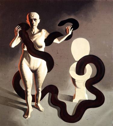 Original Surrealism Mortality Paintings by Barbara Gardner