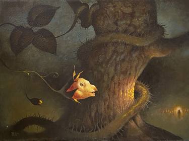 Original Surrealism Animal Paintings by Barbara Gardner