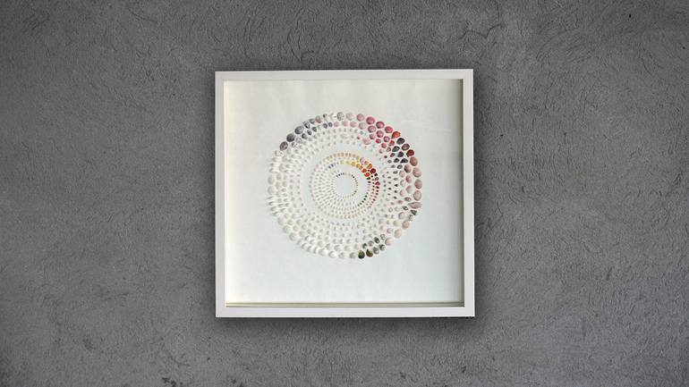 Original Abstract Geometric Collage by Dina Toporska