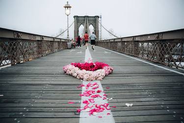 Floral Heart Project - Brooklyn Bridge thumb