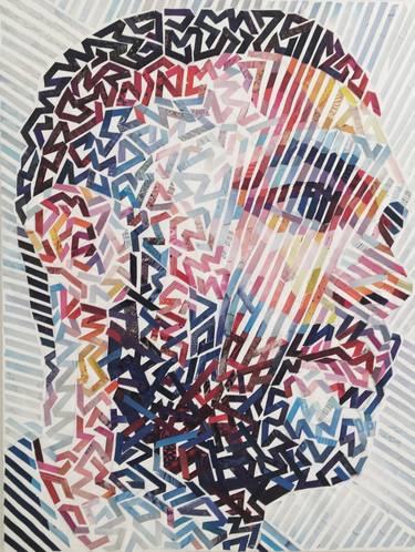 Saatchi Art Artist Dimosthenis Prodromou; Collage, “Giorgos” #art