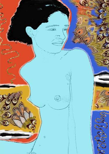 Print of Abstract Nude Digital by Steve Starr