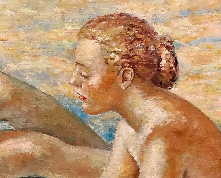 Original Figurative Women Painting by Luisa Sallent