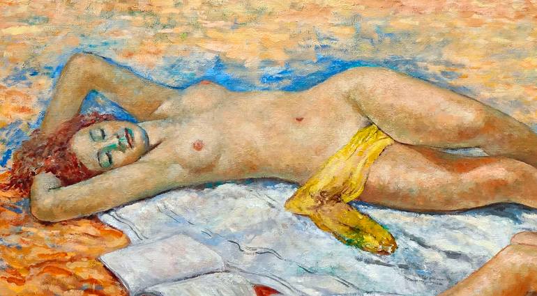 Original Figurative Women Painting by Luisa Sallent