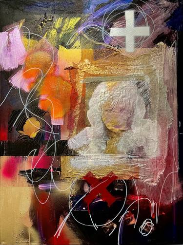 Original Contemporary Abstract Mixed Media by Robert Burton