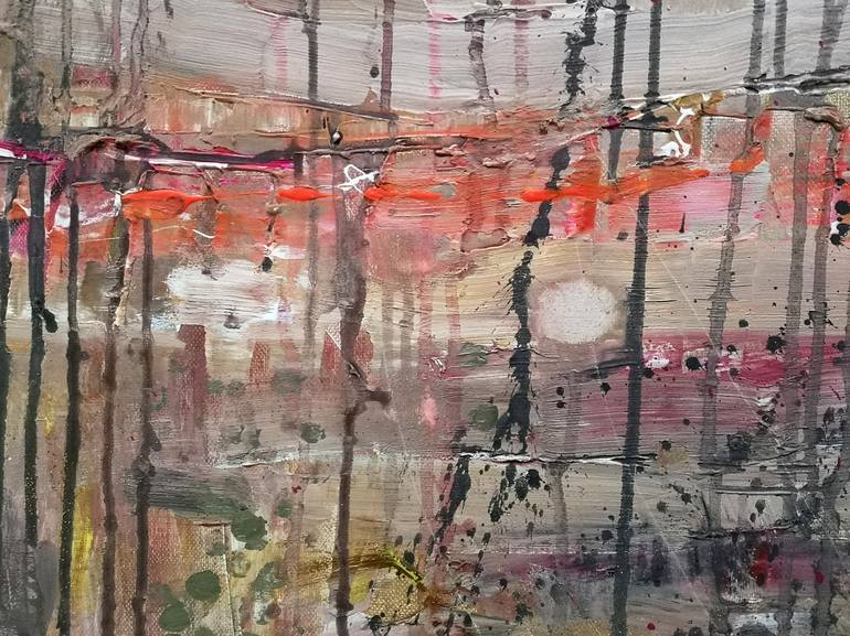 Original Abstract Expressionism Abstract Painting by Maria Barkovskaya