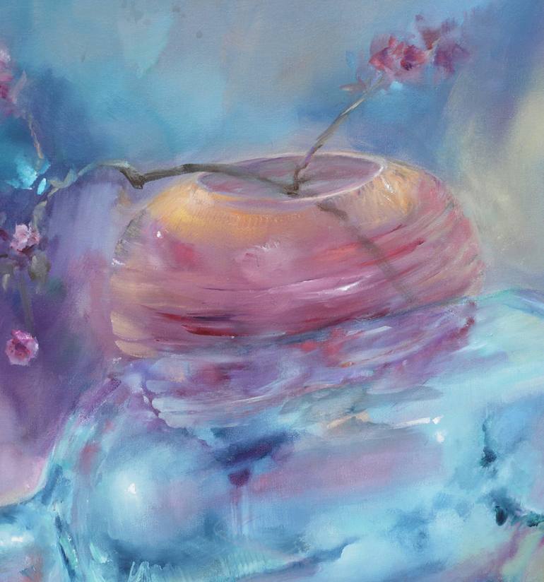 Original Impressionism Still Life Painting by Isabel Tapias