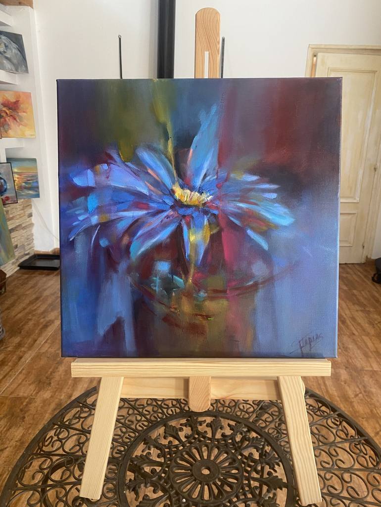 Original Abstract Botanic Painting by Isabel Tapias